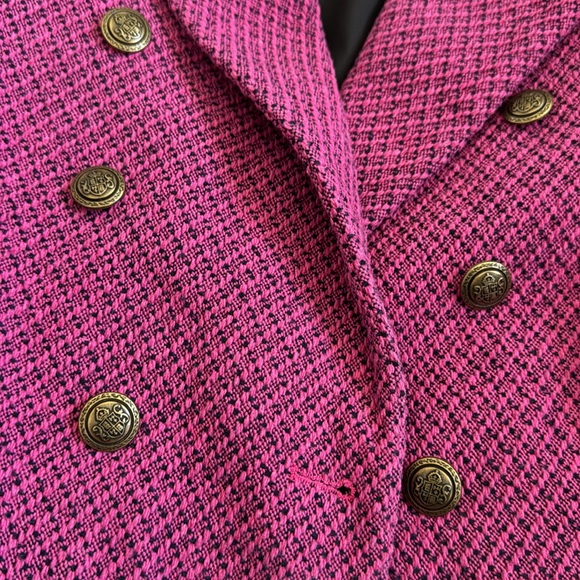 Pink Tweed Crop Blazer - Picture 8 of 8